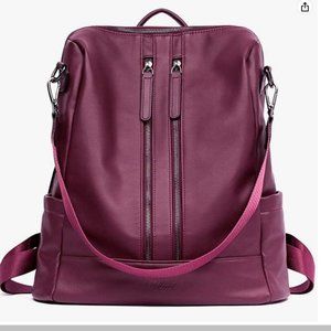 Cluci Woman's backpack, burgundy a little wear and tear